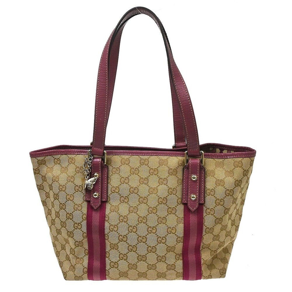 Gucci Tote GG Canvas and Leather
